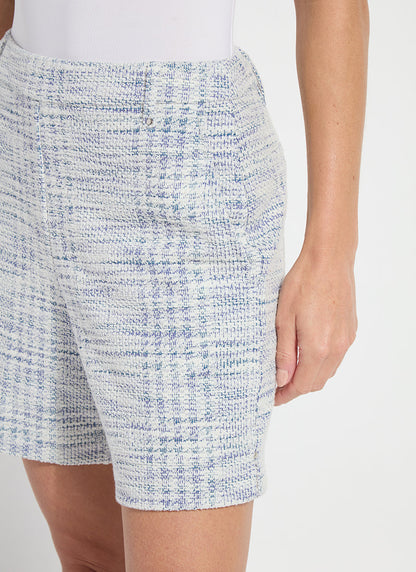 Lysse Lily Summer Tweed Short (6.5" Inseam) Azzurro Tweed
