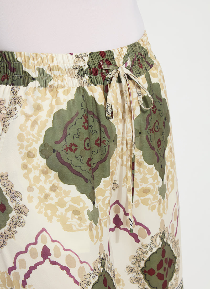 Lysse Adhara Boxer Short (7" Inseam) Placed Artful Scarf
