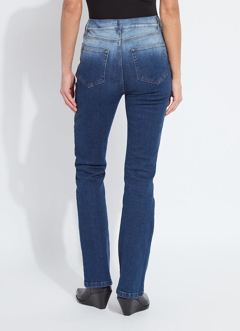 Lysse Lianna Slim Flare Premium Denim (32.5" Inseam) Gradient Authentic Midwash