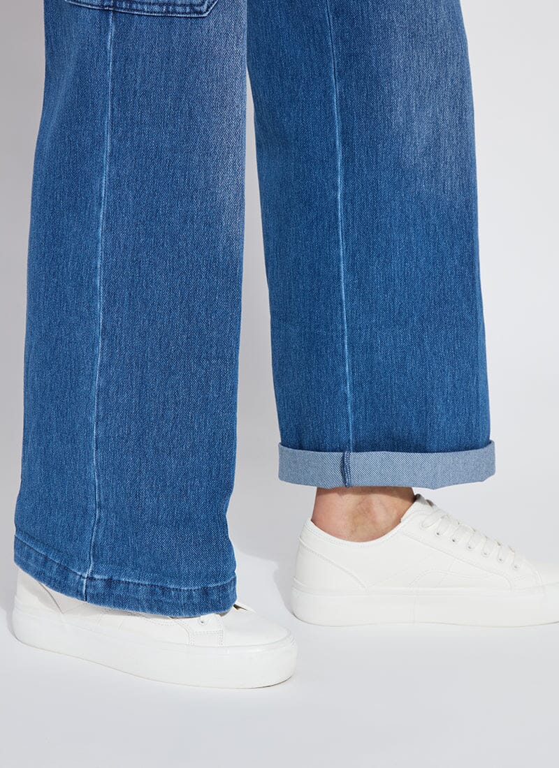 Lysse Scout Cuffed Cargo (27.5" Cuffed, 31" Uncuffed Inseam) Mid Wash