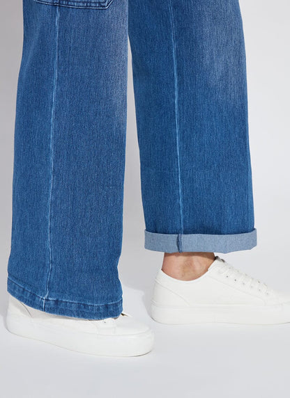 Lysse Scout Cuffed Cargo (27.5" Cuffed, 31" Uncuffed Inseam) Mid Wash
