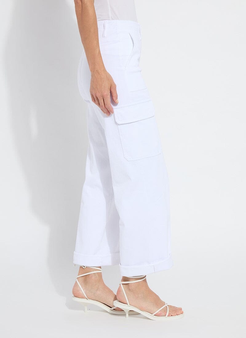Lysse Scout Cuffed Cargo (27.5" Cuffed, 31" Uncuffed Inseam) Mid Wash