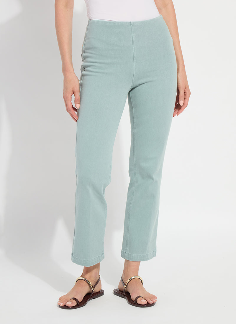Lysse Ankle Denim Baby Bootcut - Antique Wash Detox Green (27" Inseam) Antique Wash Detox Green