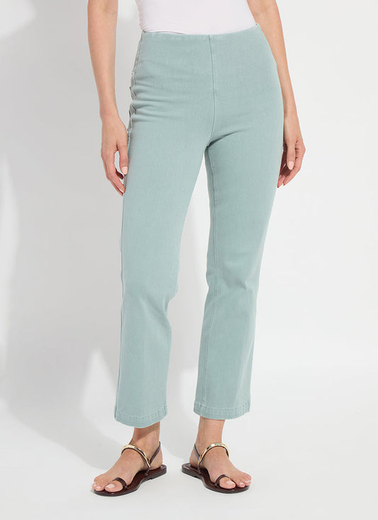 Lysse Ankle Denim Baby Bootcut - Antique Wash Detox Green (27" Inseam) Antique Wash Detox Green