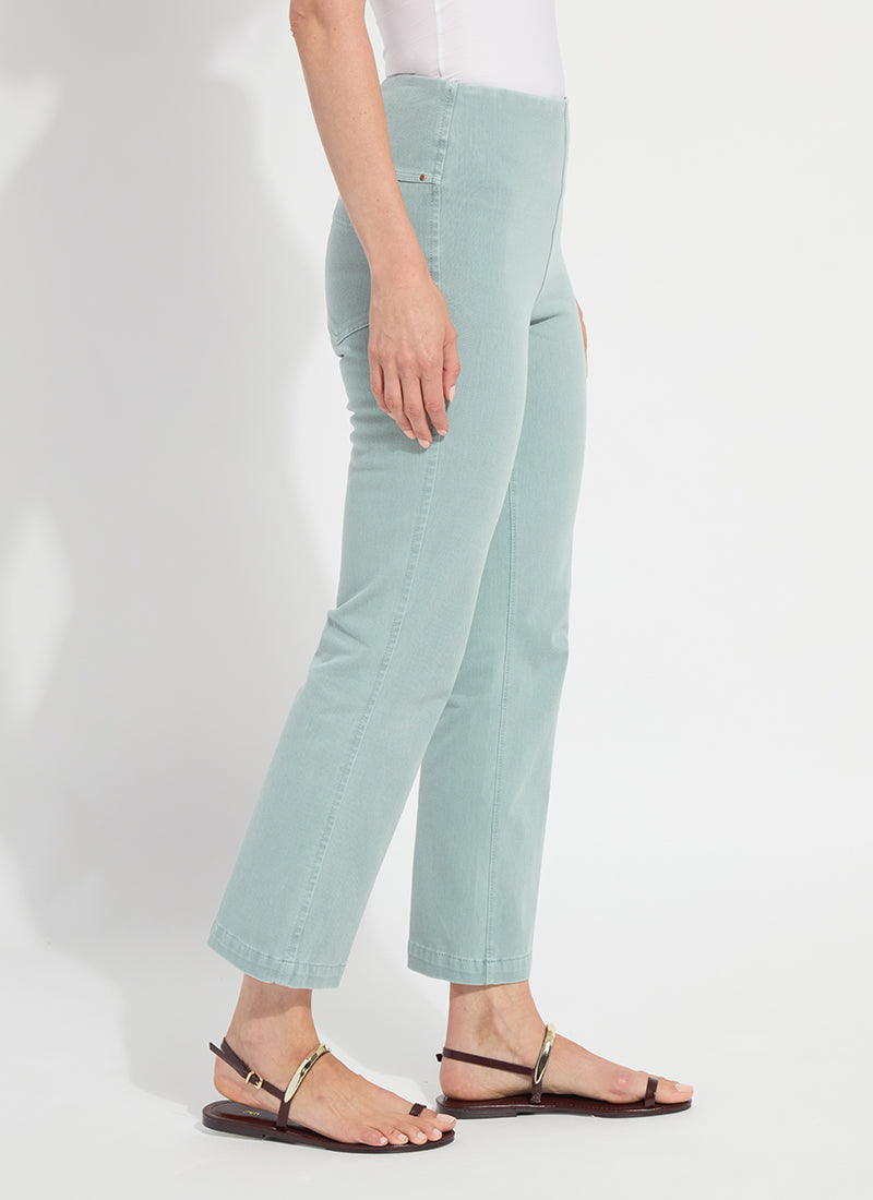 Lysse Ankle Denim Baby Bootcut - Antique Wash Detox Green (27" Inseam) Antique Wash Detox Green