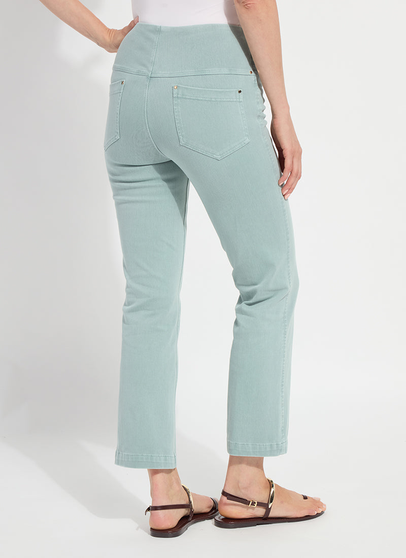 Lysse Ankle Denim Baby Bootcut - Antique Wash Detox Green (27" Inseam) Antique Wash Detox Green