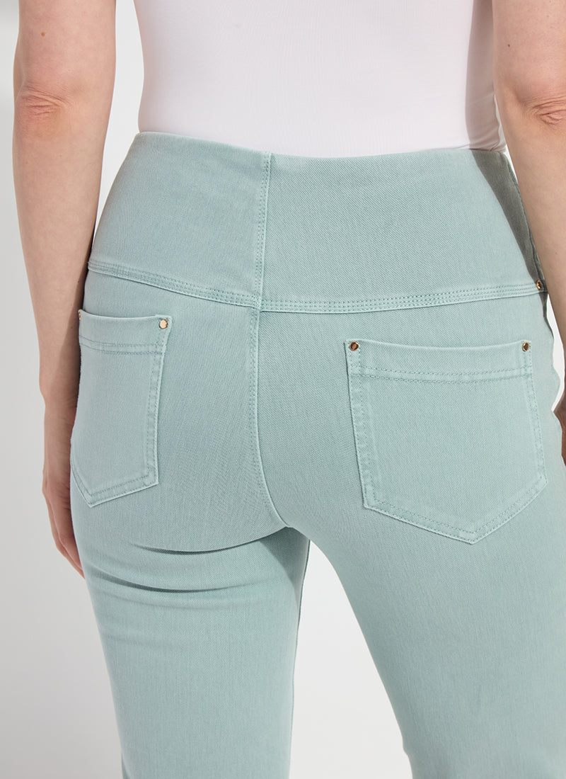 Lysse Ankle Denim Baby Bootcut - Antique Wash Detox Green (27" Inseam) Antique Wash Detox Green