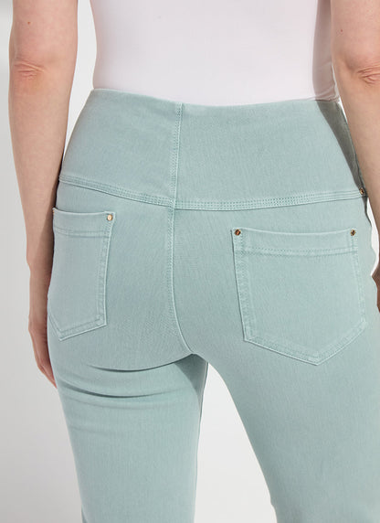 Lysse Ankle Denim Baby Bootcut - Antique Wash Detox Green (27" Inseam) Antique Wash Detox Green
