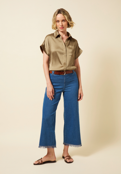 Lysse Liloh Palazzo (25.5" Inseam) Mid Wash