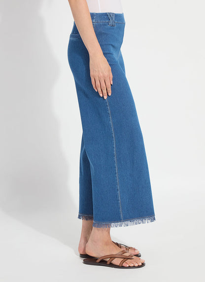 Lysse Liloh Palazzo (25.5" Inseam) Mid Wash
