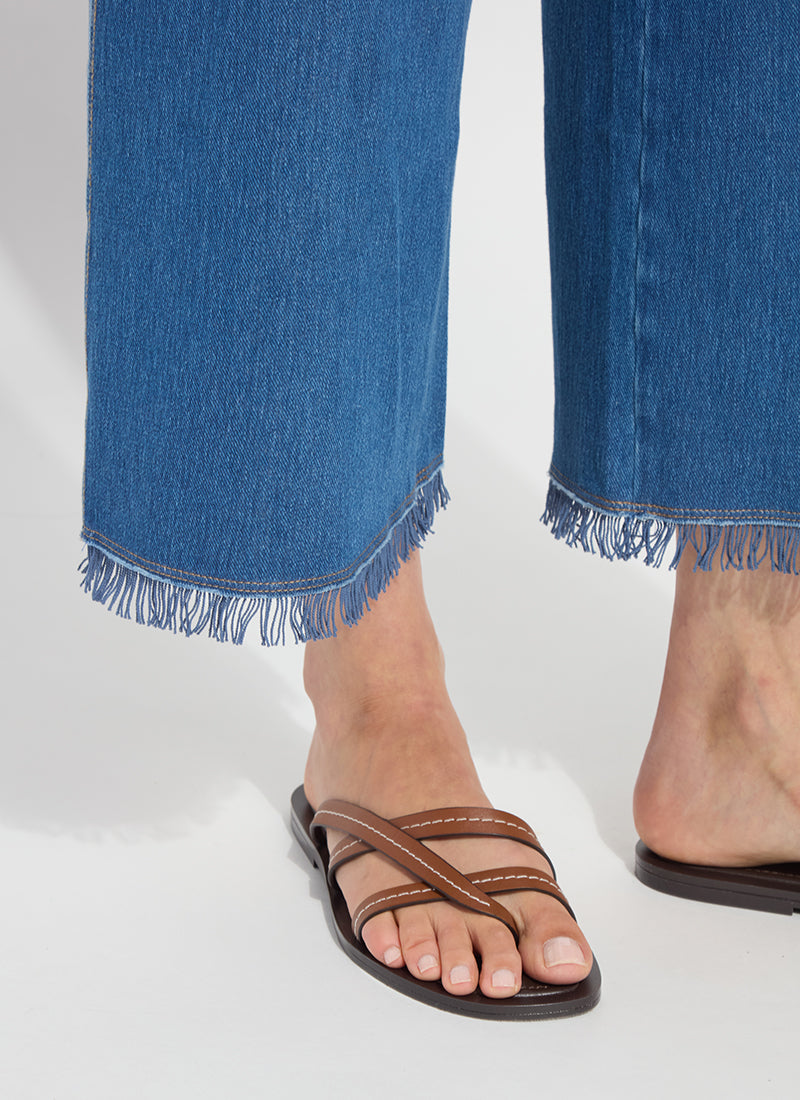 Lysse Liloh Palazzo (25.5" Inseam) Mid Wash