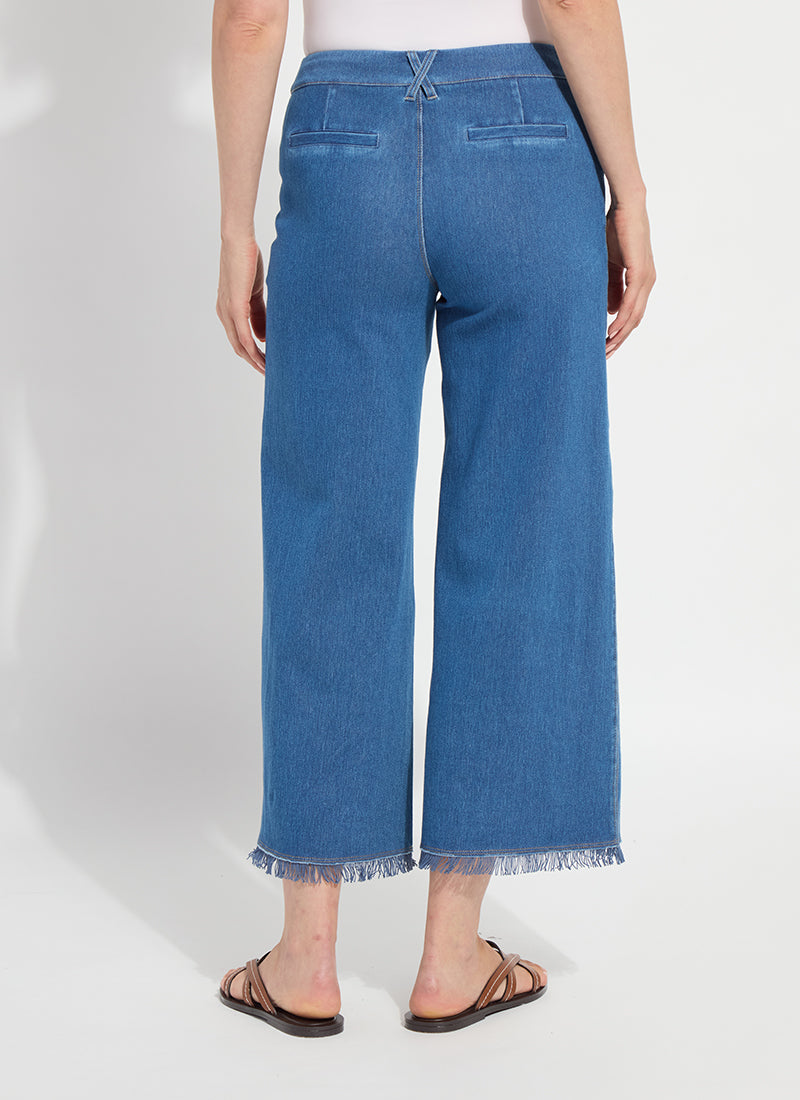 Lysse Liloh Palazzo (25.5" Inseam) Mid Wash
