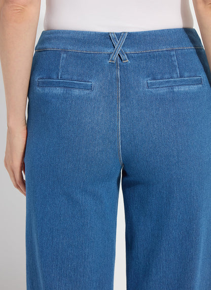 Lysse Liloh Palazzo (25.5" Inseam) Mid Wash