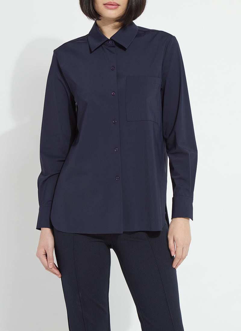Lysse Schiffer 2.0 Button Down Shirt Black