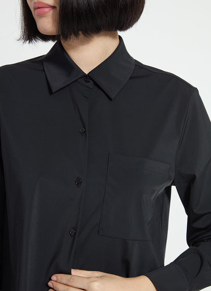Lysse Schiffer 2.0 Button Down Shirt Black