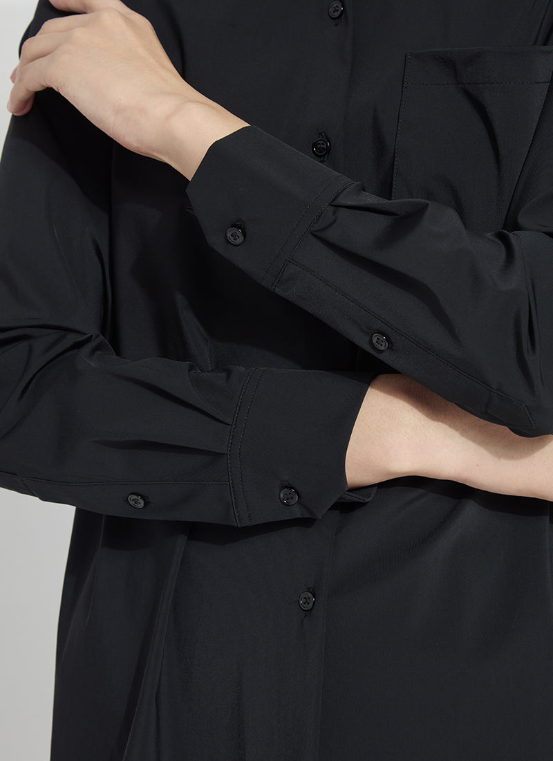 Lysse Schiffer 2.0 Button Down Shirt Black
