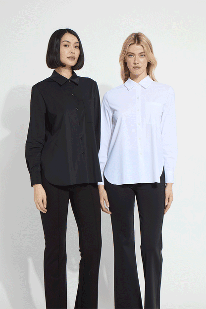 Lysse Schiffer 2.0 Button Down Shirt Black