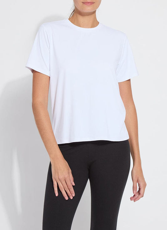 Lysse Perfect Box-Cut Tee White