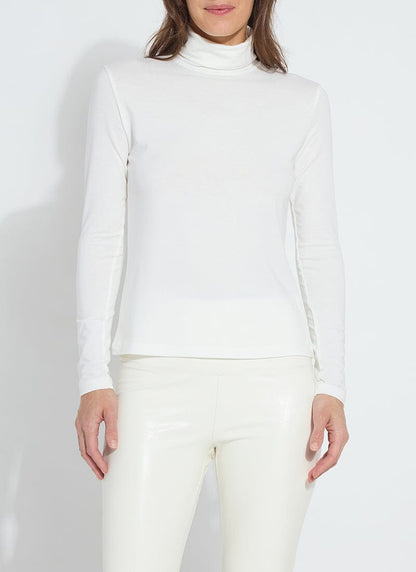 Lysse Essential Long Sleeve Turtleneck Off White