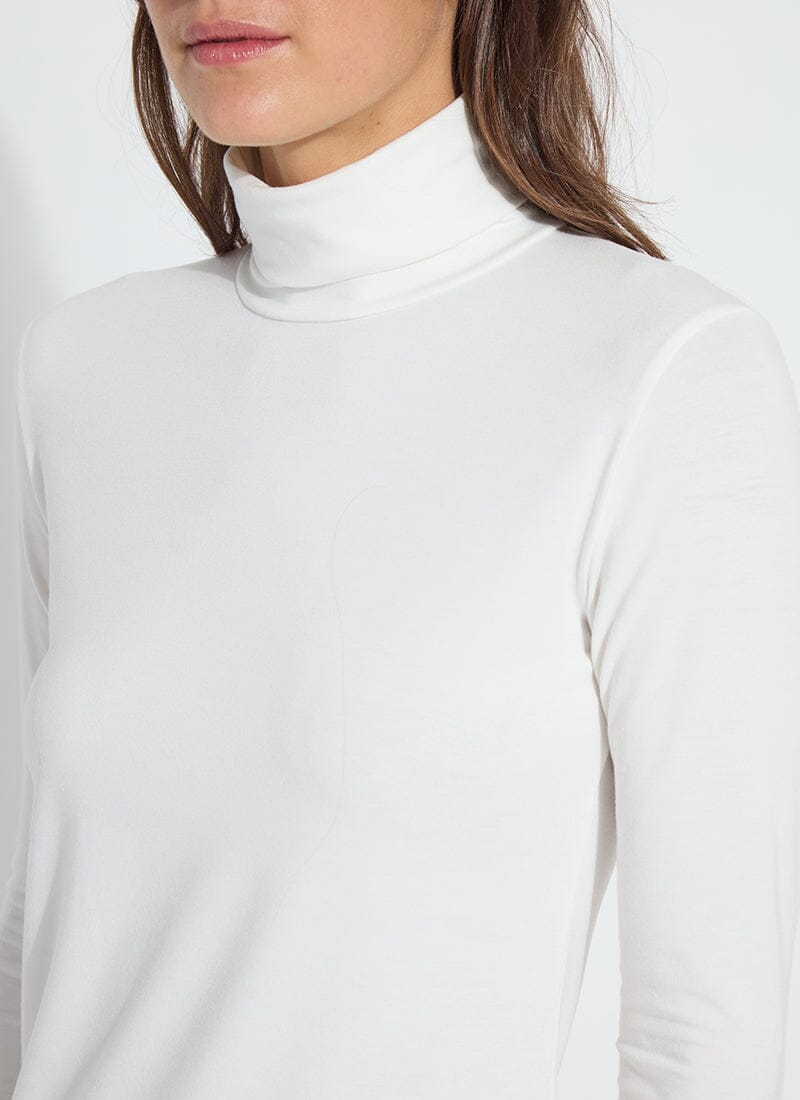 Lysse Essential Long Sleeve Turtleneck Off White