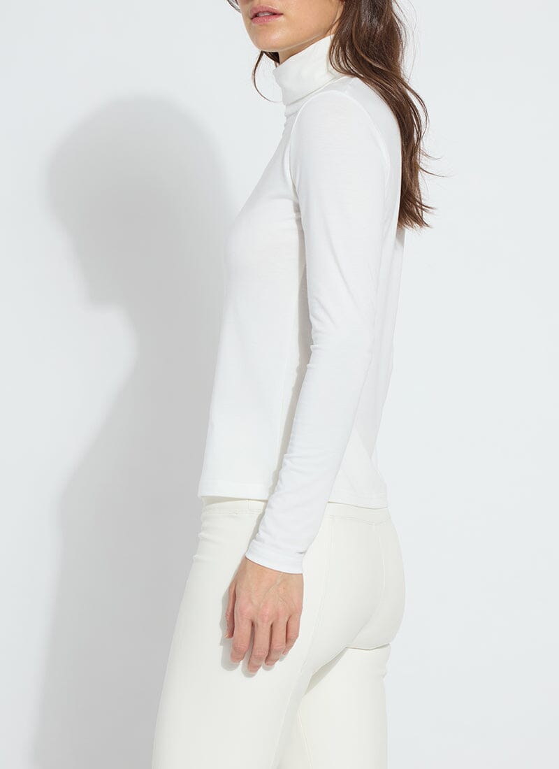 Lysse Essential Long Sleeve Turtleneck Off White