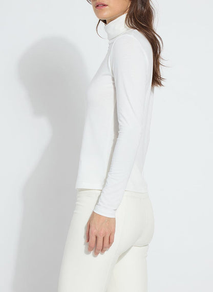 Lysse Essential Long Sleeve Turtleneck Off White