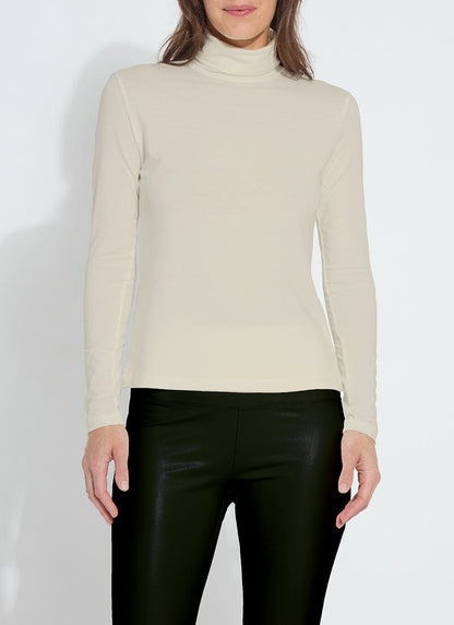 Lysse Essential Long Sleeve Turtleneck Off White