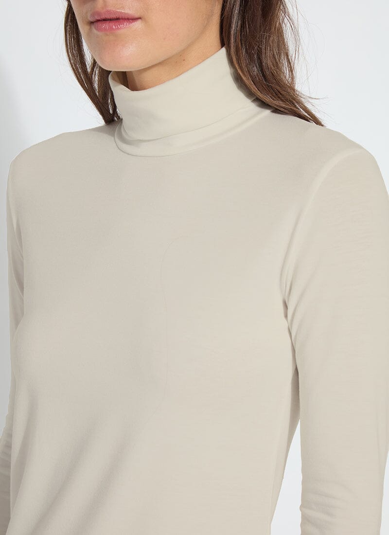 Lysse Essential Long Sleeve Turtleneck Off White