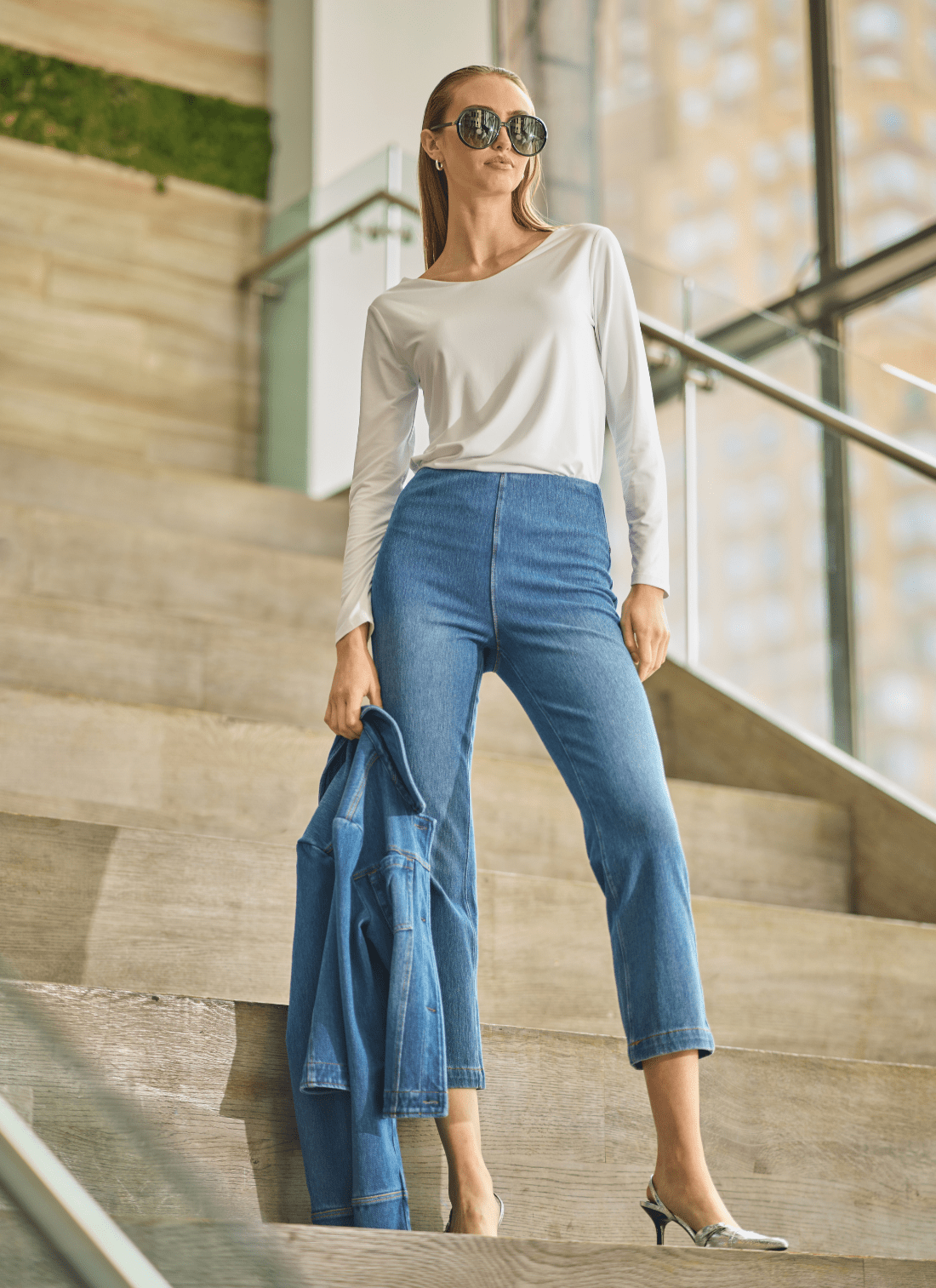Lysse Lysséntial Long Sleeve Light Grey Melange
