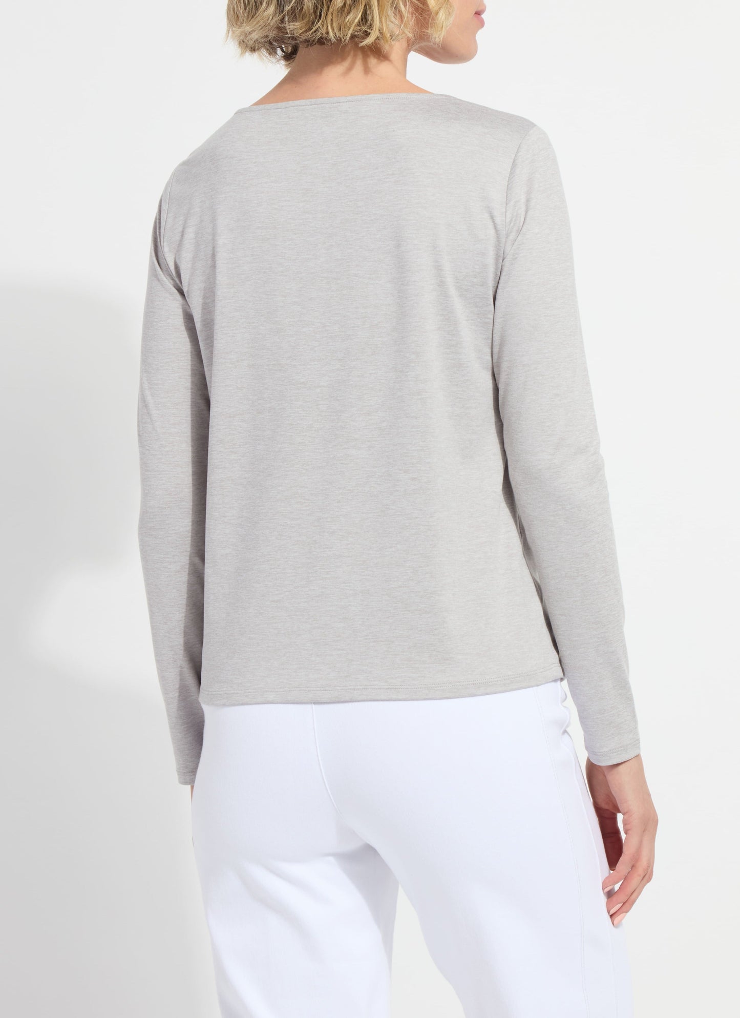 Lysse Lysséntial Long Sleeve Light Grey Melange