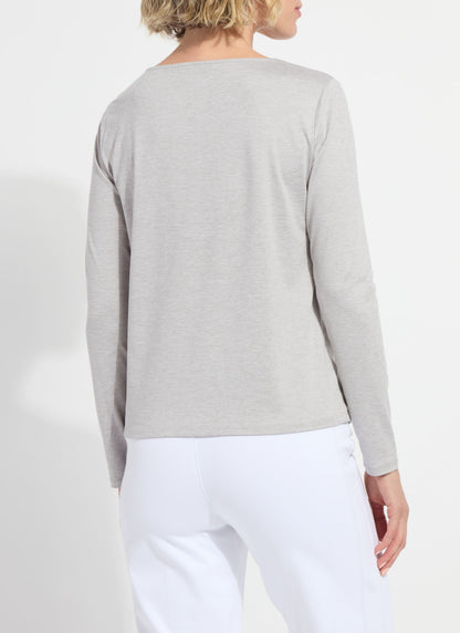 Lysse Lysséntial Long Sleeve Light Grey Melange