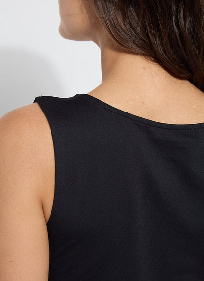 Lysse Evie Scoop Neck Tank Macadamia