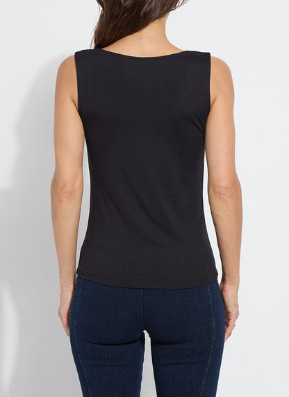Lysse Evie Scoop Neck Tank Macadamia