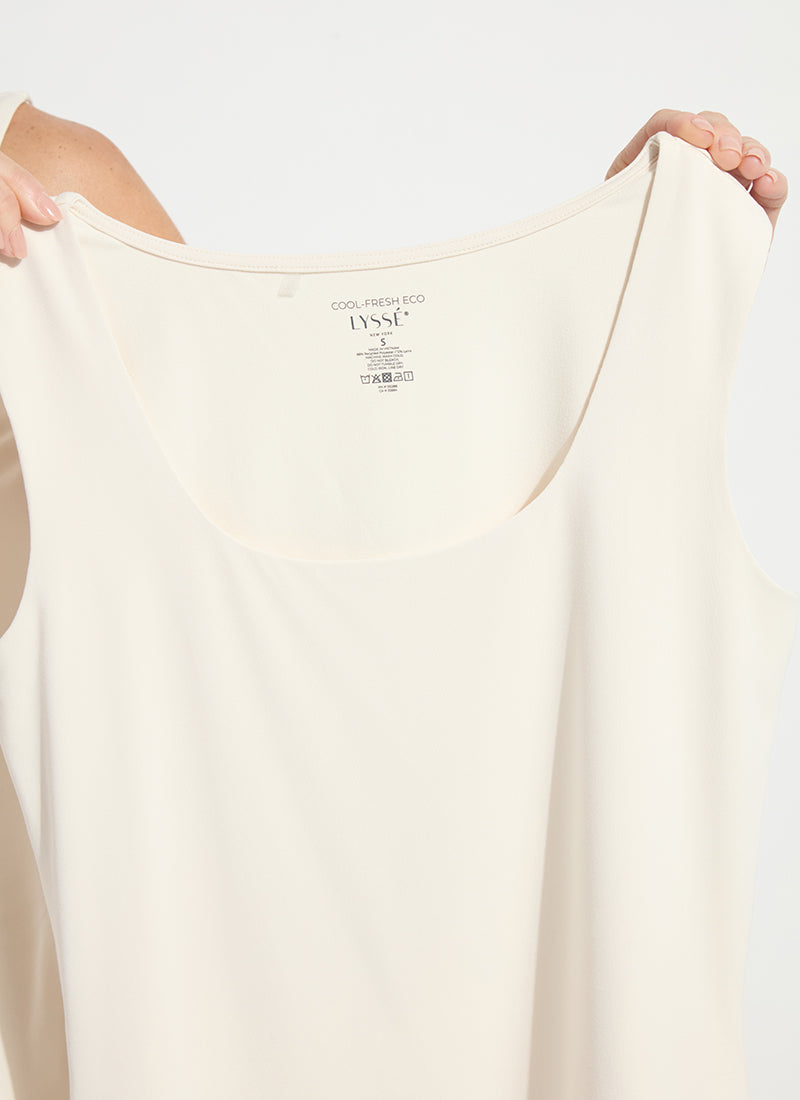 Lysse Evie Scoop Neck Tank Macadamia