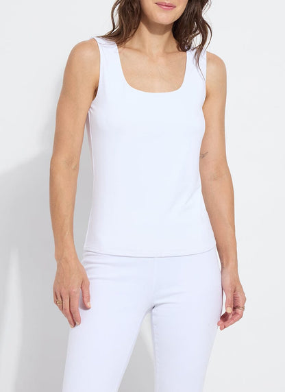 Lysse Evie Scoop Neck Tank Macadamia