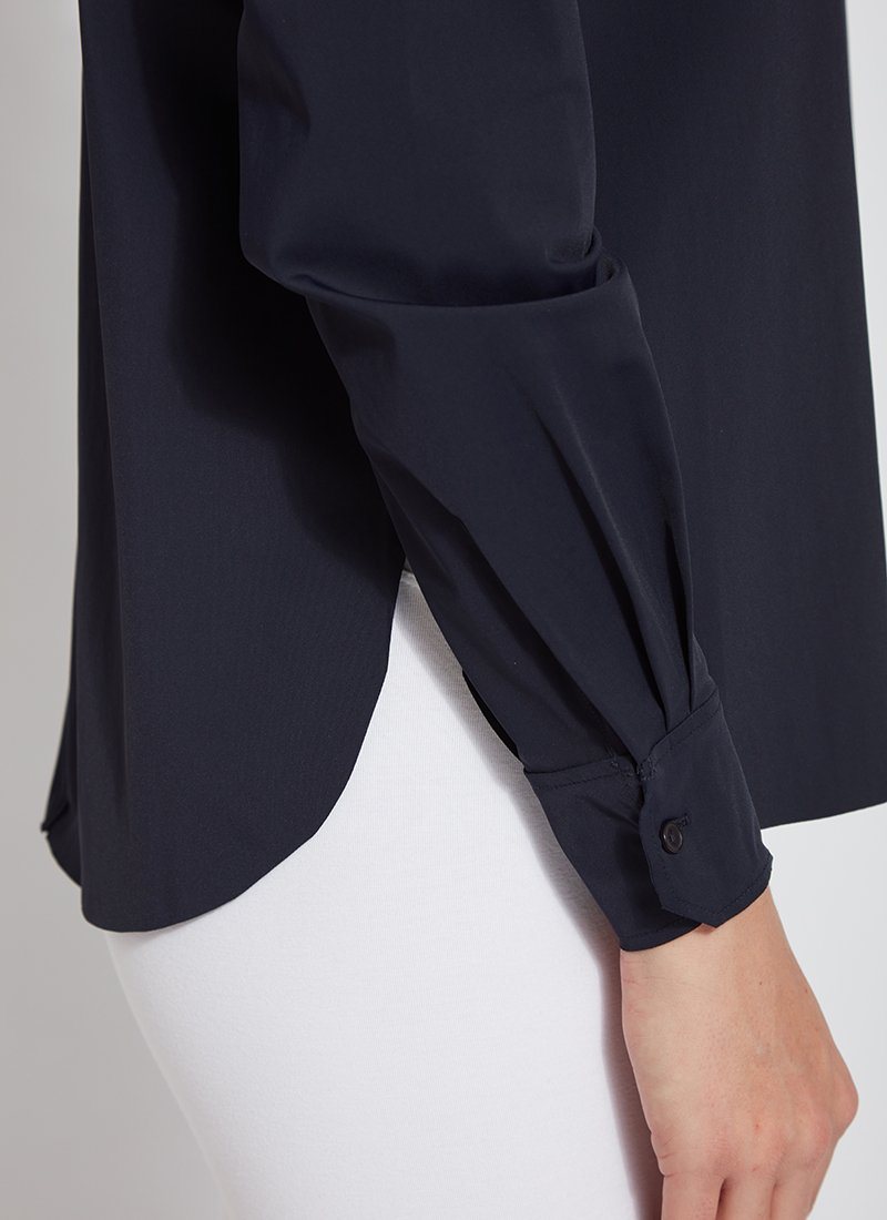 Lysse Connie Slim Button Down  White