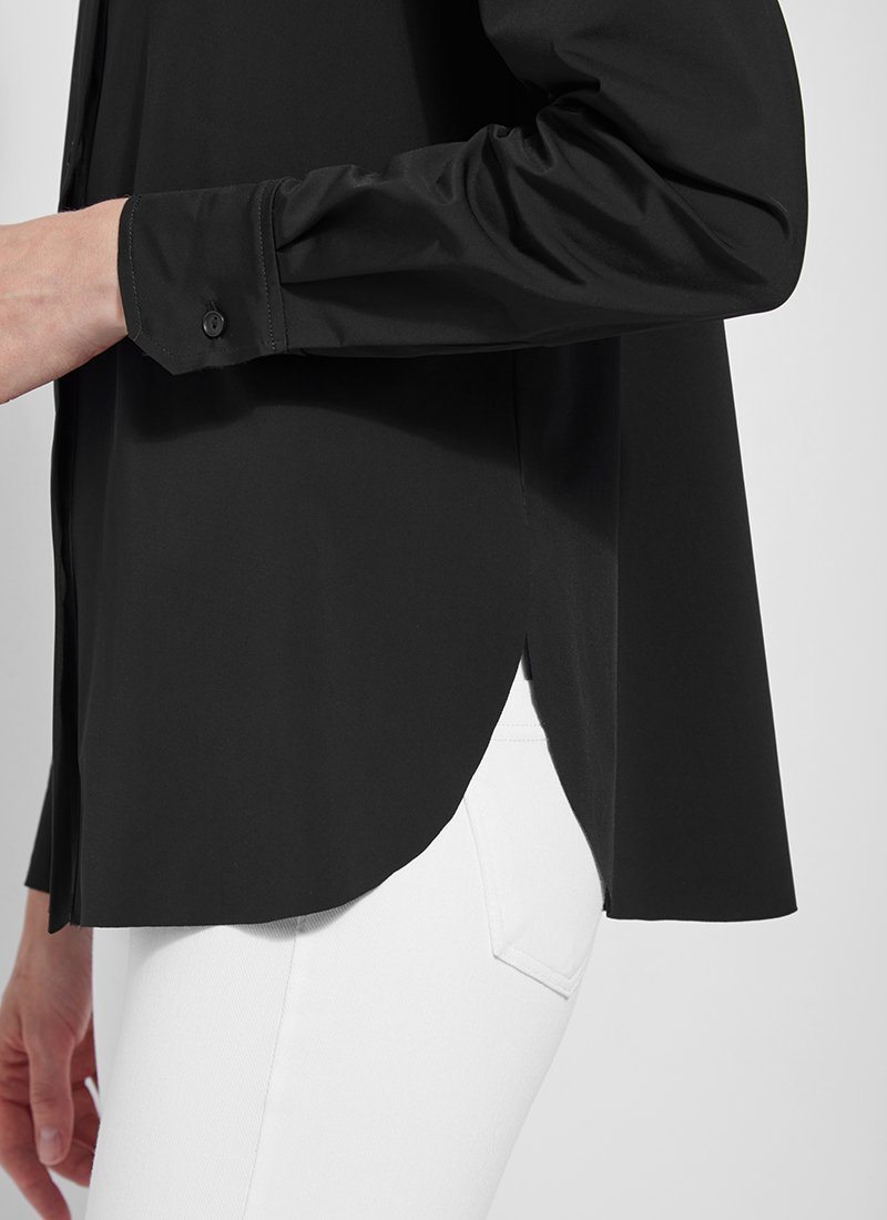 Lysse Connie Slim Button Down  White