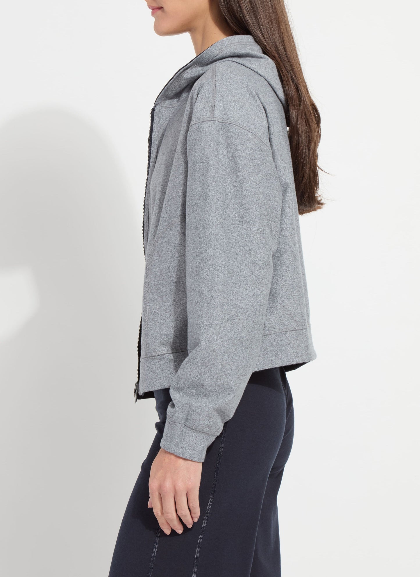 Lysse Jovie Reversible Hoodie True Navy Grey Melange