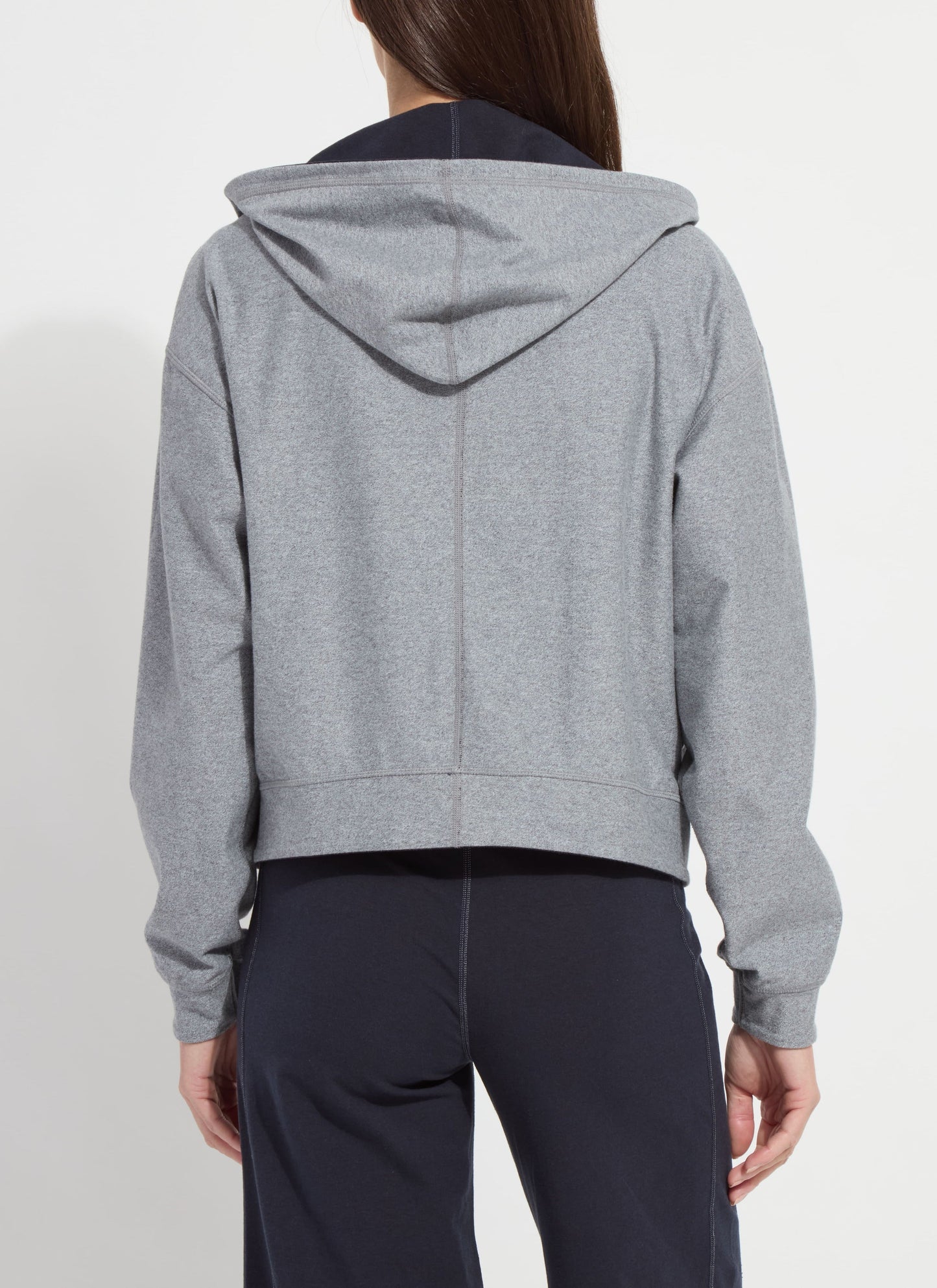 Lysse Jovie Reversible Hoodie True Navy Grey Melange