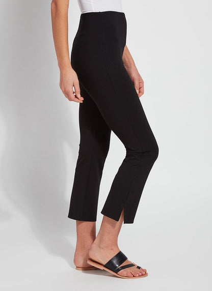 Lysse Cropped Kick Flare Legging  Black