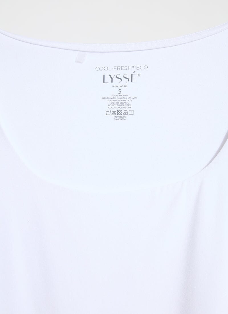 Lysse Evie Scoop Neck Tank Curvy White