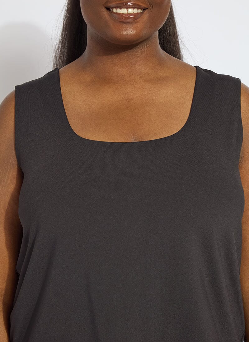 Lysse Evie Scoop Neck Tank Curvy White