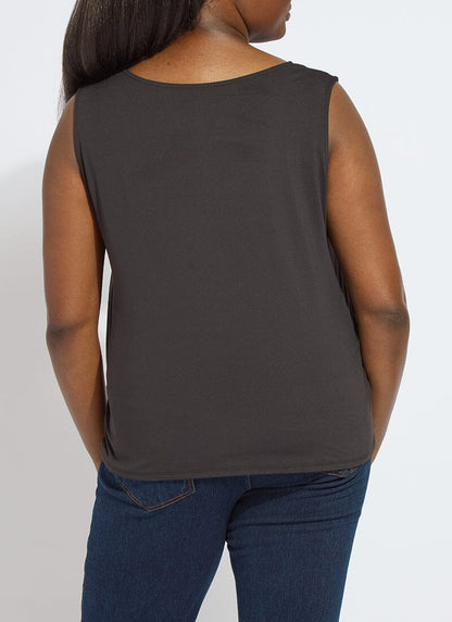 Lysse Evie Scoop Neck Tank Curvy White