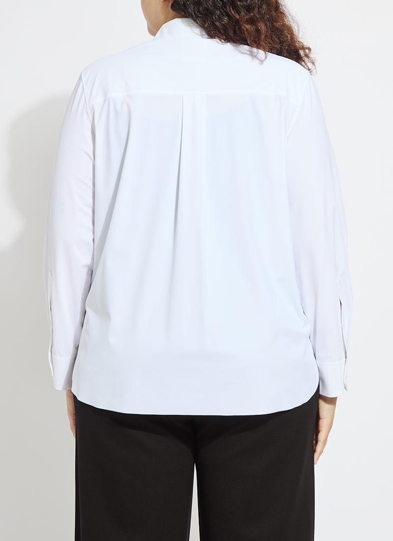 Lysse Schiffer 2.0 Button Down Shirt Curvy Black