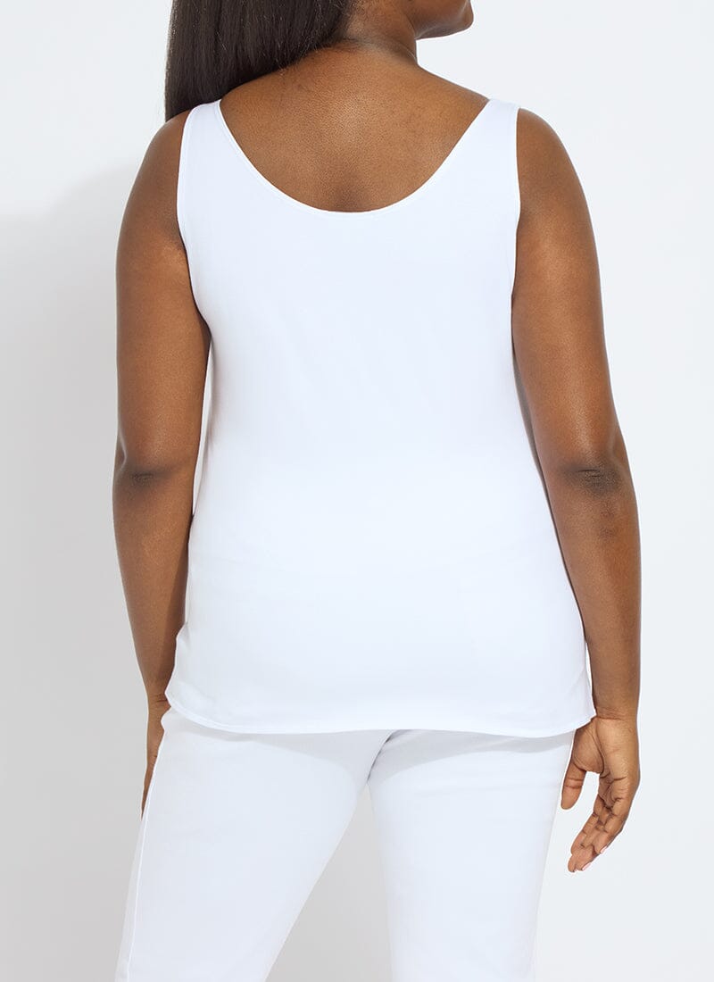 Lysse Essential Tank Curvy White