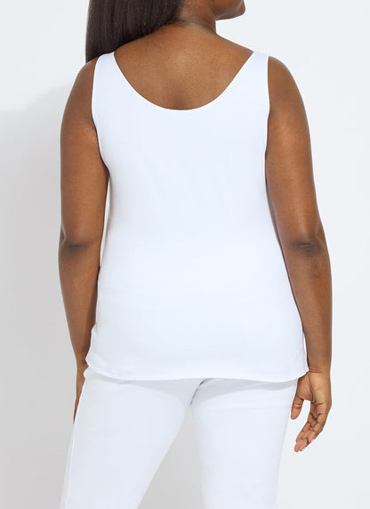 Lysse Essential Tank Curvy White