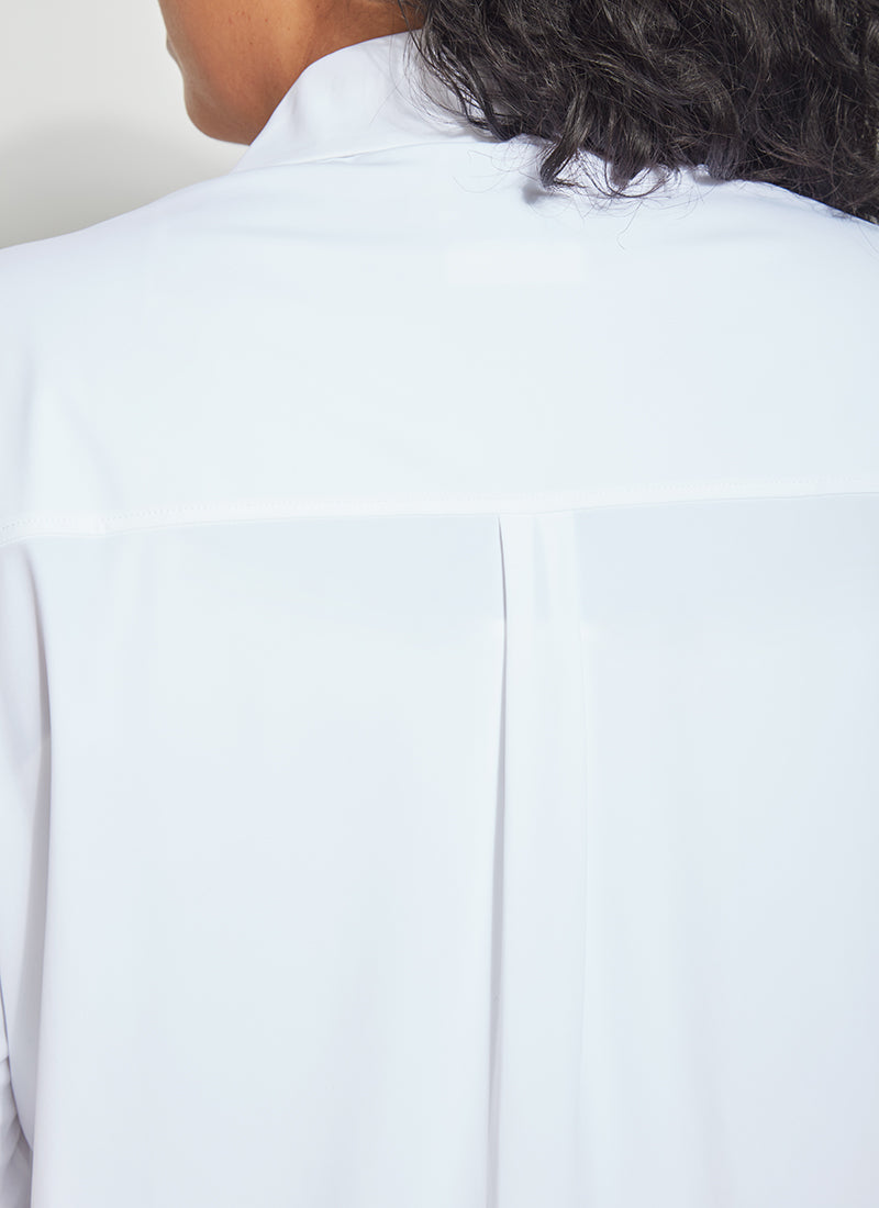 Lysse Schiffer Button Down (Plus Size)  True Navy