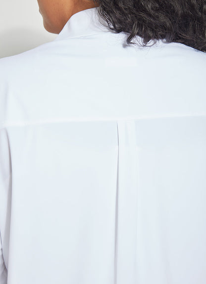Lysse Schiffer Button Down (Plus Size)  True Navy