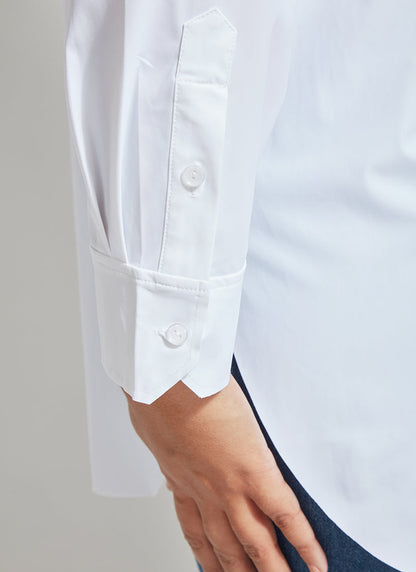 Lysse Schiffer Button Down (Plus Size)  True Navy