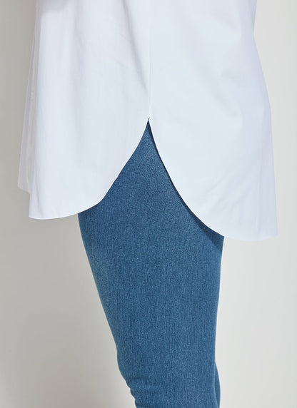 Lysse Schiffer Button Down (Plus Size)  True Navy